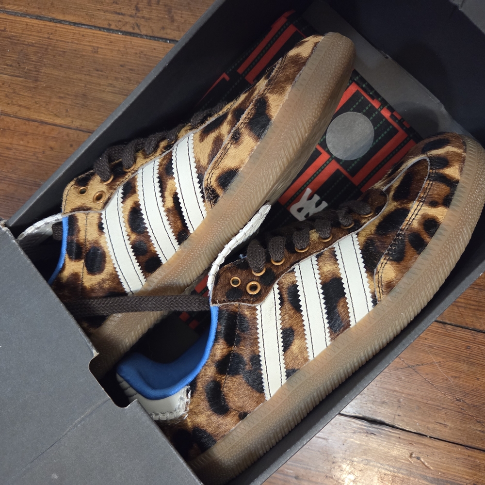Adidas Wale Bonner Leopard Print Sneakers